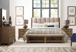 Skyline Meadowood Upholstered Bedroom Set -Beds and Accessories Sales 010 333R br set 1