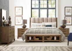 Skyline Meadowood Upholstered Bedroom Set -Beds and Accessories Sales 010 333R br set 2