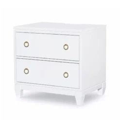 Summerland Panel Bed (Pure White) -Beds and Accessories Sales 1160 3300 nightstand 1