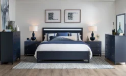 Summerland Panel Bedroom Set (Inkwell Blue)