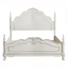 Cinderella Panel Bedroom Set (Antique White)