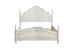 Cinderella Panel Bedroom Set (Antique White)