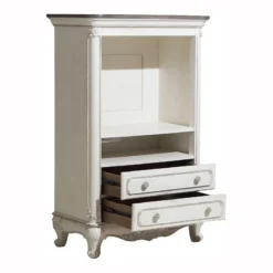 Cinderella Armoire (Antique White) -Beds and Accessories Sales 1386NW 7 armoire 3