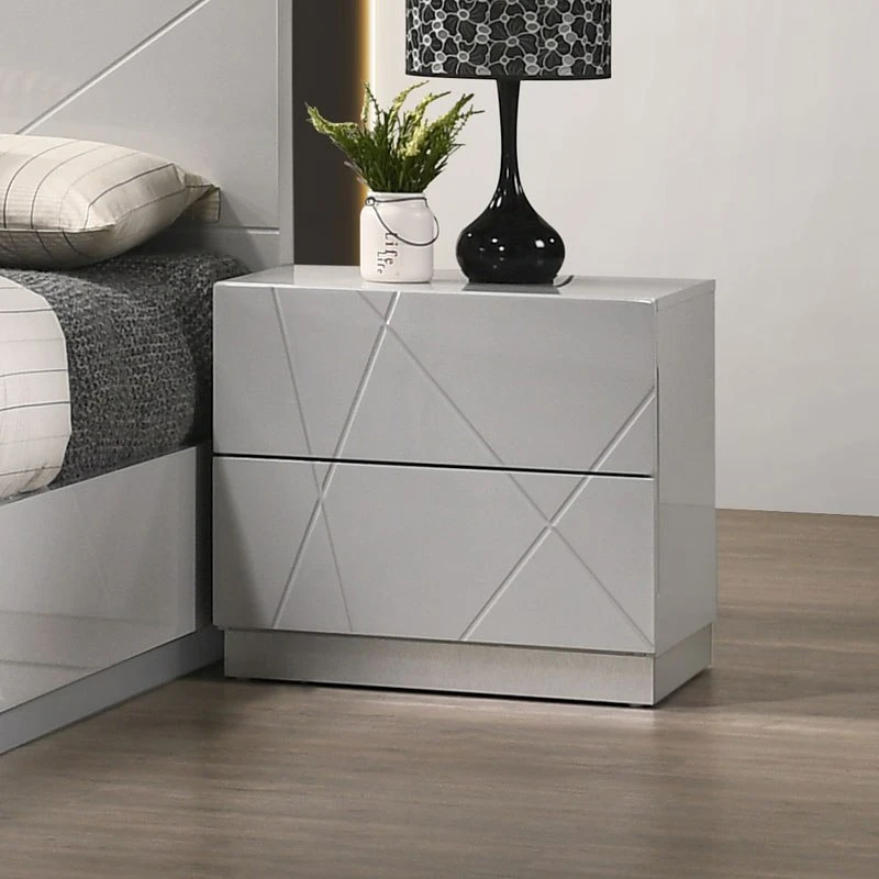 Naples Platform Bedroom Set (Grey) 4 Naples Platform Bedroom Set (Grey) - Image 4