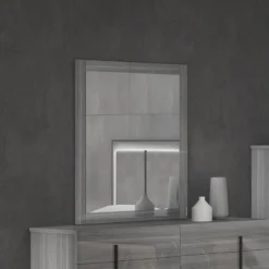 Blade Premium Bedroom Set (Moon Grey) -Beds and Accessories Sales 17450 M mirror 1