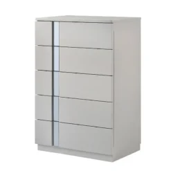 Palermo Grey Bedroom Set W/ Da Vinci Charcoal Bed -Beds and Accessories Sales 17714 C