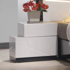 Turin Platform Bed -Beds and Accessories Sales 17854 NSL left nightstand 1