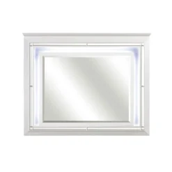 Allura Mirror W/ LED Lighting (White)