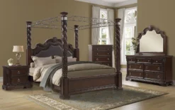 Coventry Canopy Bedroom Set 9 Coventry Canopy Bedroom Set -Beds and Accessories Sales 1988 108 br set 1