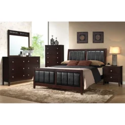 Carlton Panel Bedroom Set -Beds and Accessories Sales 202091 pnl br set 1