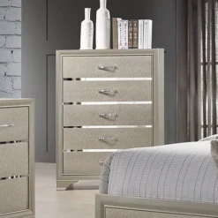 Beaumont Panel Bedroom Set -Beds and Accessories Sales 205295 chest 1