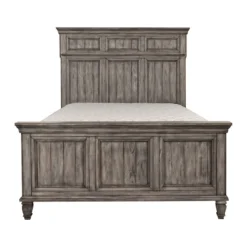 Avenue Grey Panel Bed