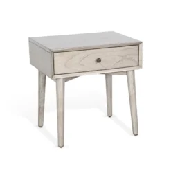 American Modern Panel Bed (Grey) -Beds and Accessories Sales 2336MG N nightstand 1