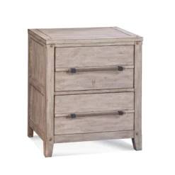 Aurora Sleigh Bedroom Set (Whitewash) -Beds and Accessories Sales 2810 420 nightstand 1 1