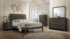 Ilana Sleigh Bedroom Set -Beds and Accessories Sales 28470Q br set 1