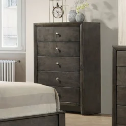 Ilana Sleigh Bedroom Set -Beds and Accessories Sales 28476 chest 1