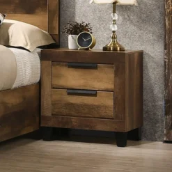 Morales Panel Bed 7 Morales Panel Bed -Beds and Accessories Sales 28593 nightstand 1