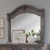 Heirloom Landscape Mirror (Rustic Charcoal)