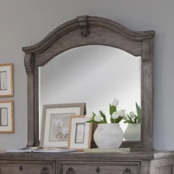 Heirloom Landscape Mirror (Rustic Charcoal)