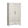 Modern Farmhouse Armoire (Flea Market White)