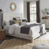 Modern Farmhouse Platform Bed (Flea Market White)