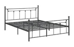 Canon Queen Metal Bed (Gunmetal) 5 Canon Queen Metal Bed (Gunmetal) -Beds and Accessories Sales 422740Q bed 3