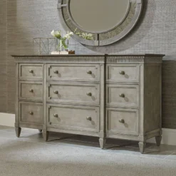 Savona Anna Sleigh Bedroom Set -Beds and Accessories Sales 654 130 drawer dresser 1