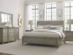 Savona Anna Sleigh Bedroom Set -Beds and Accessories Sales 654 304R br set slgh 1