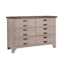 Bungalow Arched Bedroom Set (Dover Grey) -Beds and Accessories Sales 741 001 double dresser 1