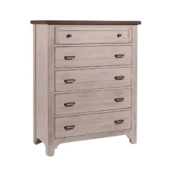 Bungalow Arched Bedroom Set (Dover Grey) -Beds and Accessories Sales 741 115 drawer chest 1
