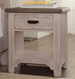 Bungalow Arched Bedroom Set (Dover Grey) -Beds and Accessories Sales 741 226 one drawer nightstand 2