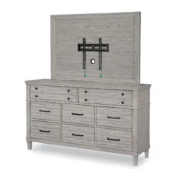 Belhaven Arched Storage Bedroom Set -Beds and Accessories Sales 9360 1200 1230 dresser tv 1