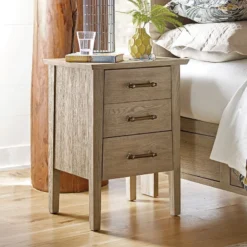 Symmetry Incline Oak Low Footboard Bedroom Set -Beds and Accessories Sales 939 420 small nightstand 3