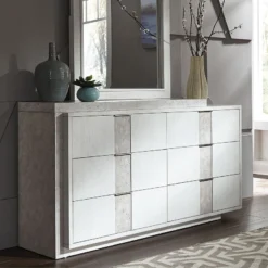 Mirage Panel Bedroom Set -Beds and Accessories Sales 946 BR31 dresser 1