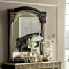 Aida Mirror (Black And Gold)