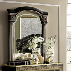 Aida Mirror (Black And Gold)