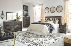 Drystan Headboard Bookcase Bedroom Set 16 Drystan Headboard Bookcase Bedroom Set -Beds and Accessories Sales B211 65 B100 31 br set bcs headboard only 1