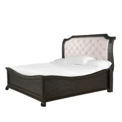 Bellamy Sleigh Shaped Bedroom Set -Beds and Accessories Sales B2491 53H 55F 55R bed 1
