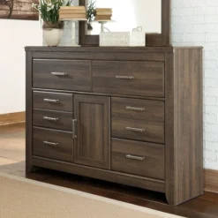 Juararo Headboard Bedroom Set -Beds and Accessories Sales B251 31 36 dresser 1