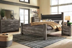 Wynnlow Poster Bedroom Set -Beds and Accessories Sales B440 67 64 98 br set 2