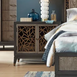 Ryker Fretwork Storage Bedroom Set -Beds and Accessories Sales B5013 07 bachelor chest 2