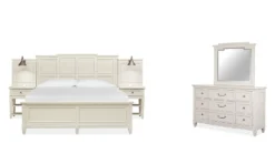 Willowbrook Wall Bedroom Set -Beds and Accessories Sales B5324 54H 54F 54R 05T 05 05T 05 br set 1