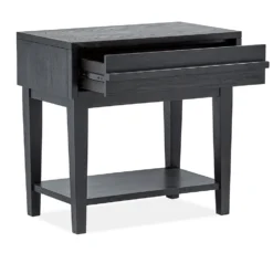 Lindon Grey Upholstered Island Bedroom Set -Beds and Accessories Sales B5570 05D nightstand 2