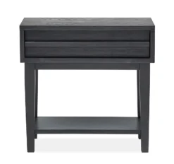 Lindon Grey Upholstered Island Bedroom Set -Beds and Accessories Sales B5570 05D nightstand 3