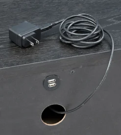 Lindon Grey Upholstered Island Bedroom Set -Beds and Accessories Sales B5570 05D nightstand 6