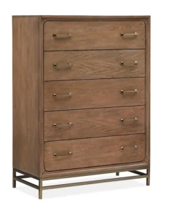 Lindon Grey Upholstered Island Bedroom Set -Beds and Accessories Sales B5570 10 chest 1