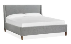 Lindon Grey Upholstered Island Bed