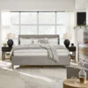 Lindon Grey Upholstered Island Bedroom Set