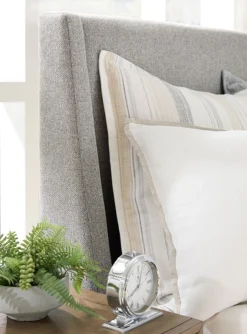 Lindon Grey Upholstered Island Bedroom Set -Beds and Accessories Sales B5570 50HG 50FG 50RG br set 3