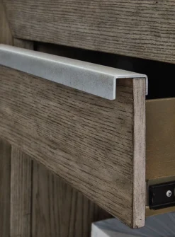 Anibecca Upholstered Bedroom Set -Beds and Accessories Sales B970 91 nightstand 4